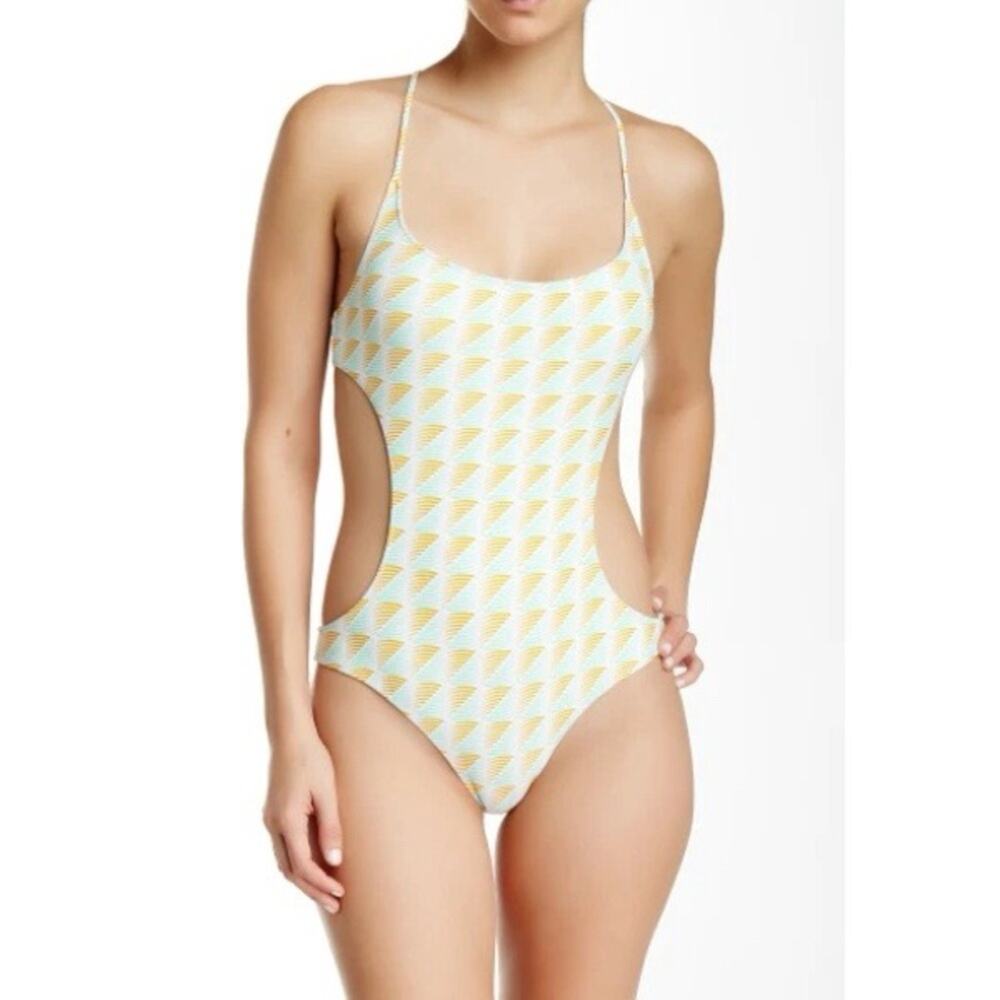 NEW RACHEL PALLY Swim Elle Maillot One-Piece Beach Coastal Cutout NWOT Small